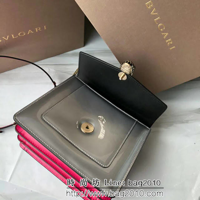 BVLGARI寶格麗 全球限量款 新琺瑯Serpenti三層蛇頭包 可手提肩背 38329 FYD1265